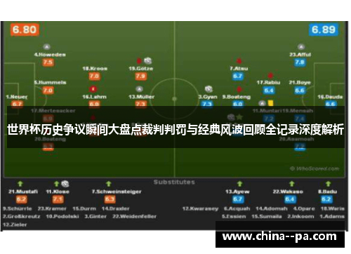 世界杯历史争议瞬间大盘点裁判判罚与经典风波回顾全记录深度解析