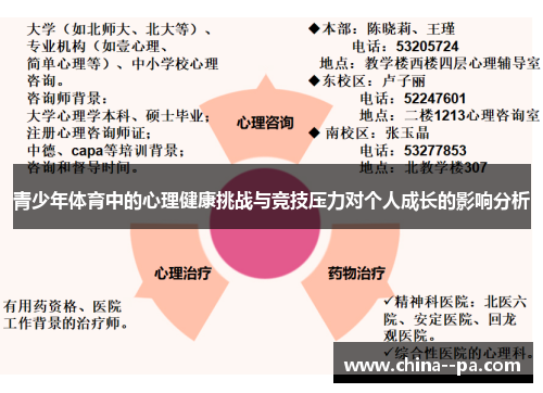 青少年体育中的心理健康挑战与竞技压力对个人成长的影响分析